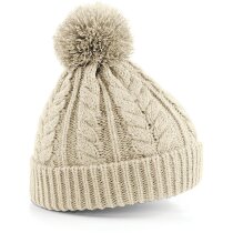 Gorro acabado de lana con pompón Gorro acabado de lana con pompón