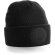 Gorro Tankal poliacrílico negro con parche algodón