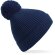 Gorro de invierno impresa dobladillo unisex elastano Oxford marino