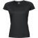 Camiseta de mujer técnica transpirable personalizada negra