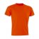 Camiseta De Poliester Colores Fluor De Mujer naranja fluor