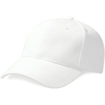 Gorra de algodón peinado grueso personalizada blanca