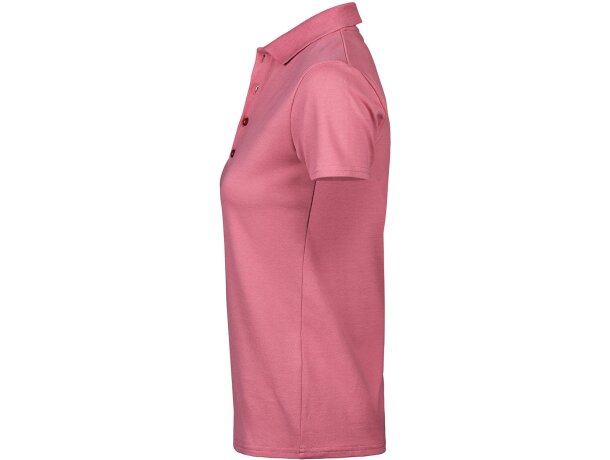 Polo de mujer ajustado 220 gr Coral brezo detalle 1