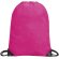 Bolsa mochila impermeable con cuerdas fucsia barata