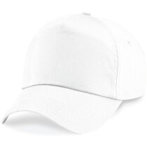 Gorra básica de algodón unisex blanca personalizada