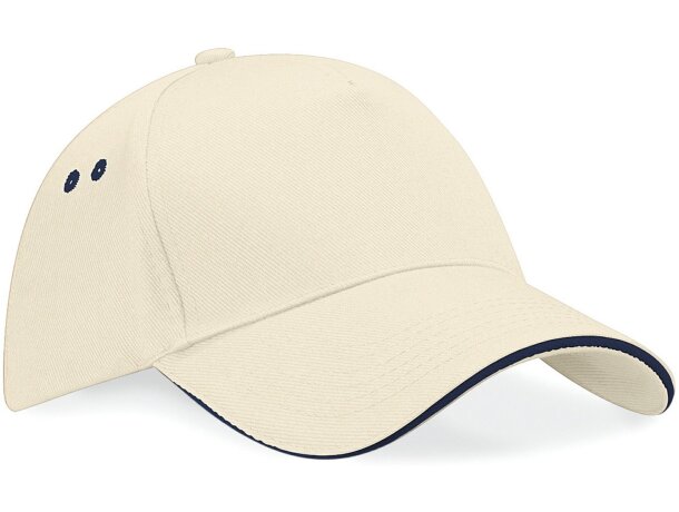 Gorra de 5 paneles con visera tipo sandwich personalizada azul marino Gorra de 5 paneles con visera tipo sandwich personalizada azul marino