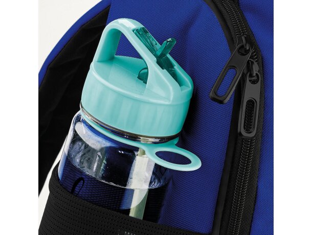 Mochila Hardbase Sports Backpack Azul claro/gris oscuro detalle 6