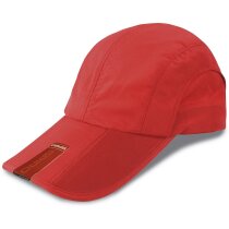 Gorra modelo plegable con detalle en visera con logo roja Gorra modelo plegable con detalle en visera con logo roja
