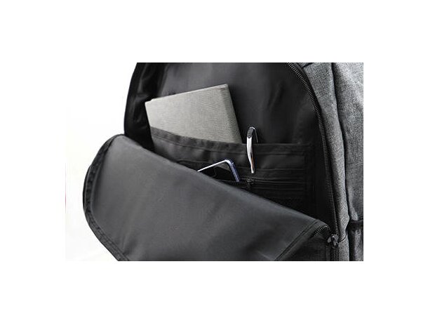 Mochila infantil poliéster asa de mano Gris convoy detalle 1