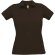 Polo de mujer manga corta 100% algodón Marron