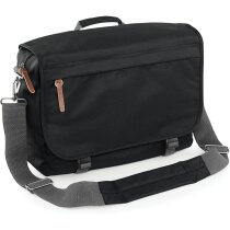 Bolsa mensajero con acolchado protector personalizada negra Bolsa mensajero con acolchado protector personalizada negra