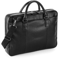 Maletín NuHide negro con asa y correa ajustable