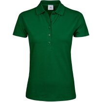 Polo de mujer ajustado 220 gr personalizado blanco Polo de mujer ajustado 220 gr personalizado blanco