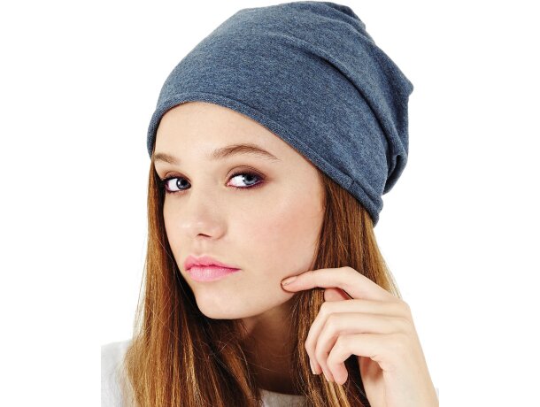 Gorro Jersey Beanie Danim azul detalle 5