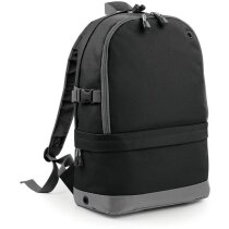 Mochila deporte personalizada 600D compartimento portátil 18L negra