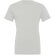 Camisetas manga corta unisex algodón ring-spun 142 g/m2 Plata