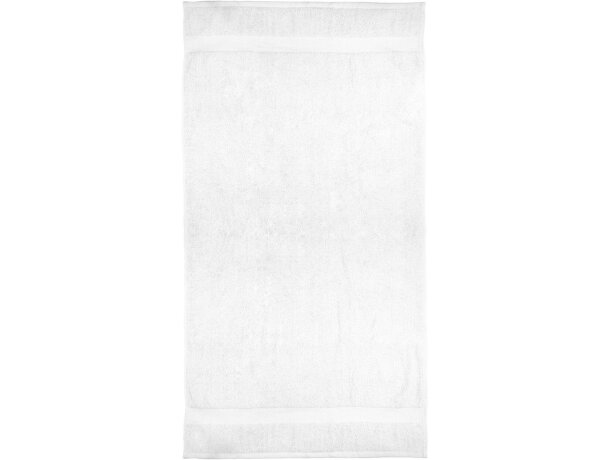 Toalla de baño algodón 550 gr grabada blanca Toalla de baño algodón 550 gr grabada blanca