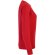 Sudadera para mujer poliéster 280 g/m2 Rojo detalle 5