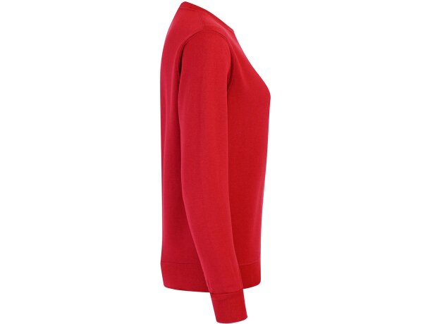 Sudadera para mujer poliéster 280 g/m2 Rojo detalle 5