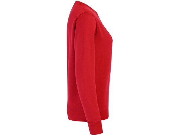 Sudadera mujer Rojo detalle 5