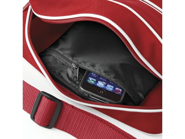 Bolsa bandolera estilo retro roja barato