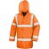 Chaqueta reflectante Motorway acolchada naranja fluorescente