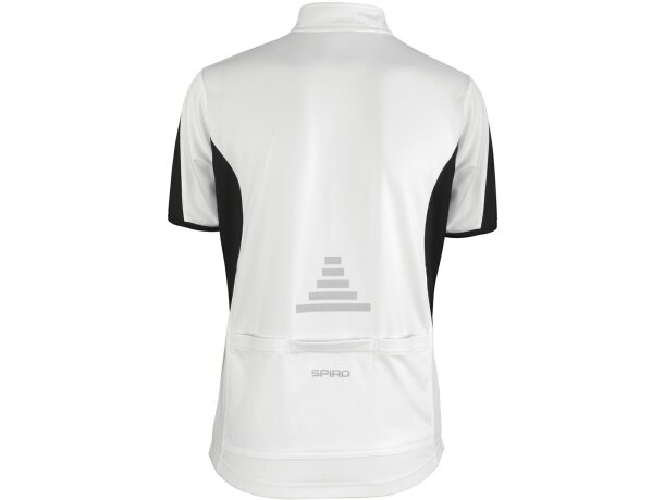 Camiseta técnica de Bicicleta Mujer original blanco/negro