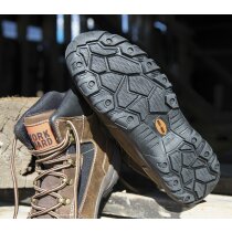 Botas de trabajo con suela resistente y puntera de acero Botas de trabajo con suela resistente y puntera de acero