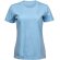 Camiseta mujer manga corta algodón de fibra larga 185 g/m2 Soft Pizarra azul