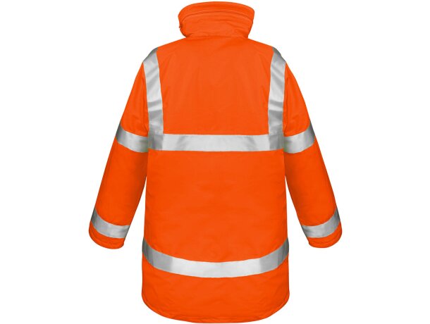 Chaqueta de seguridad Naranja fluor detalle 1