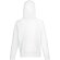 Sudadera ligera con capucha blanca