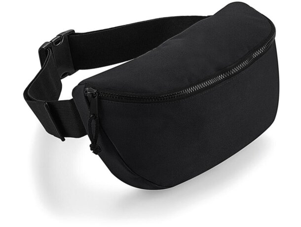 Riñonera oversized poliéster 600D gancho llaves compartimentos Marino francés detalle 5