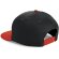 Gorra con diseño moderno snapback visera de color