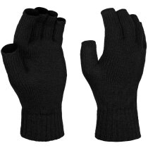 Guantes sin dedos poliacrílico negro tacto móvil