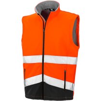 Chaleco Hurricane softshell reflectante profesional