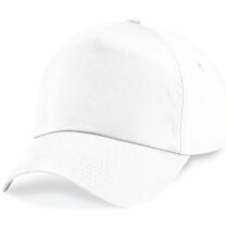 Gorra para niños en colores lisos personalizada blanca barata