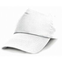 Gorra modelo baseball infantil de algodón blanca personalizada