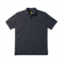 Polos personalizados de algodón piqué negro