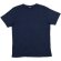 Camiseta unisex de algodón orgánico personalizada azul marino