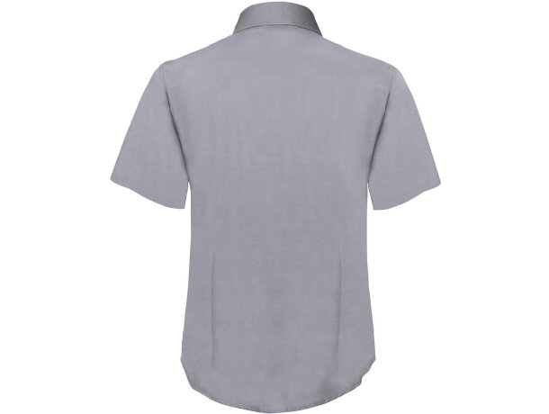 Camisa Oxford mujer Oxford gris detalle 1