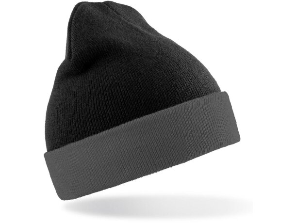 Gorro tejido doble capa con puño contrastado Compass