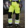 Pantalon de trabajo Safety Cargo Amarillo fluorescente detalle 1