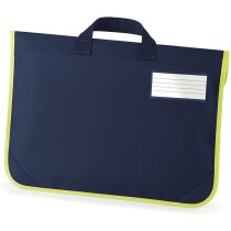 Bolsa para libros con panel reflectante barata azul marino Bolsa para libros con panel reflectante barata azul marino