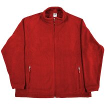 Polar Cremallera Entera hombre rojo Polar Cremallera Entera hombre rojo