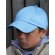 Gorra de baseball promocional y barata de 6 paneles para niños Azul cielo detalle 1