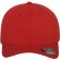 Gorra de alta calidad de 6 paneles para bordado personalizada roja