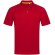 Polo de manga corta unisex 135 gr Rojo carmesí