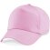 Gorra de algodón unisex rosa claro