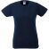 Camiseta de mujer algodón liso 135 gr azul marino