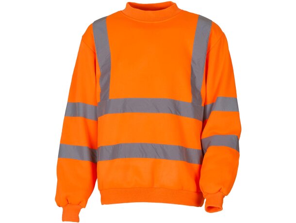 Sudadera Kamalganj reflectante con bandas flúor alta visibilidad Amarillo fluorescente detalle 2